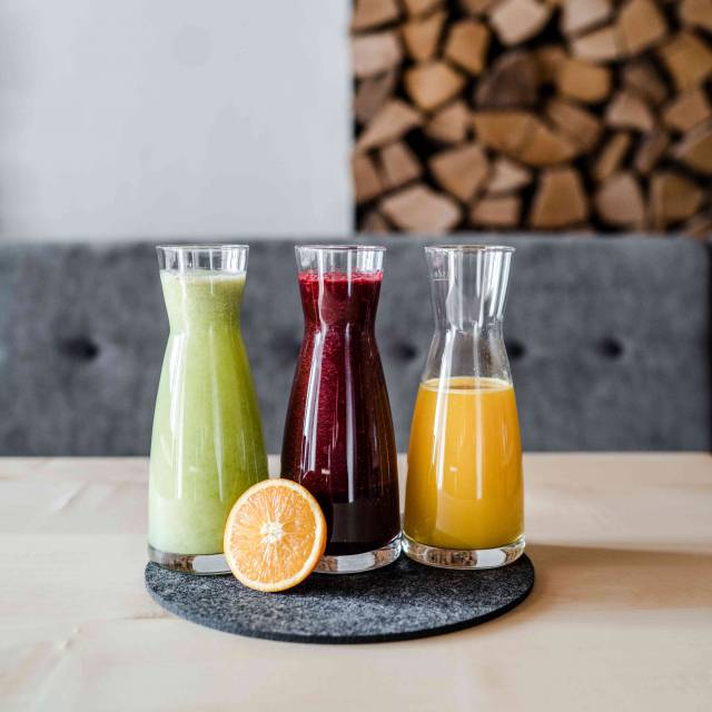 frisch gepresster Fruchtsaft