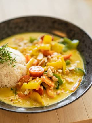 Rezept des Monats: Basisches Gemüsecurry mit gekeimtem Reis Symbolfoto