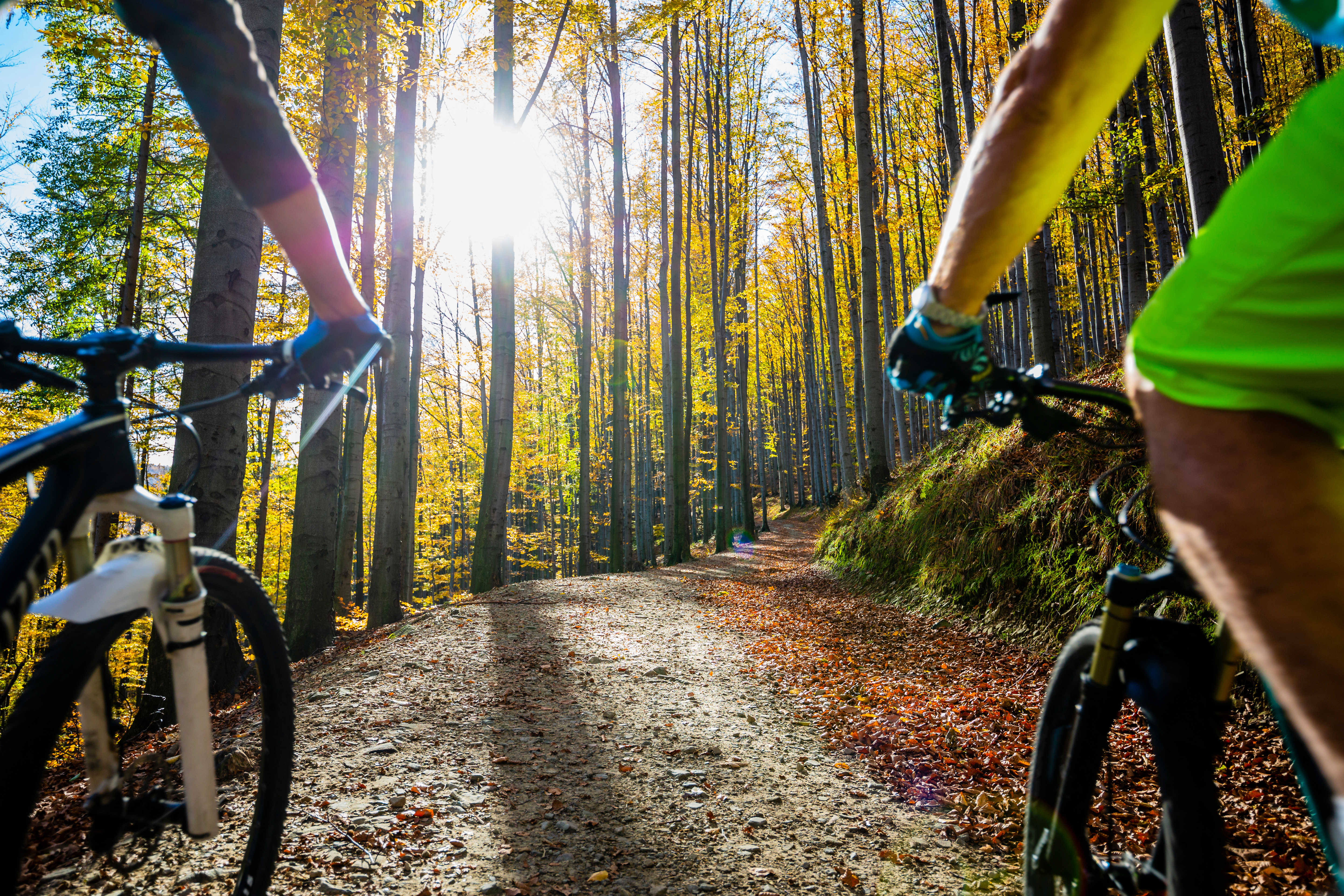 Radfahren durch die Natur in Niederbayern nahe dem Wellnesshotel Antoniushof